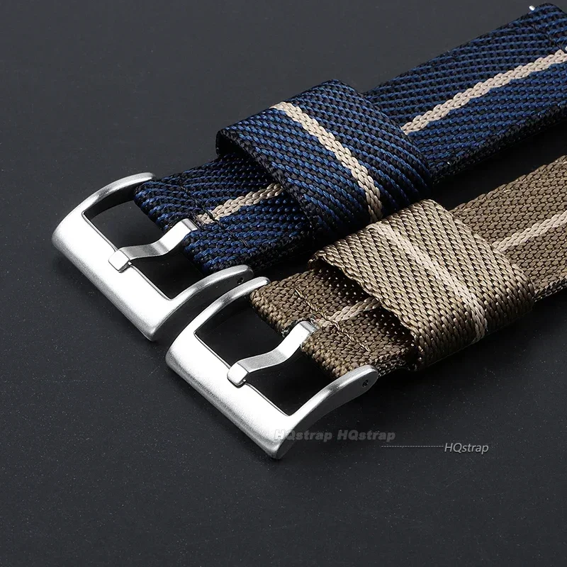 Quick Release Nylon Strap - Durable Woven Canvas Fabric Band for Men’s Military Sport Watches
