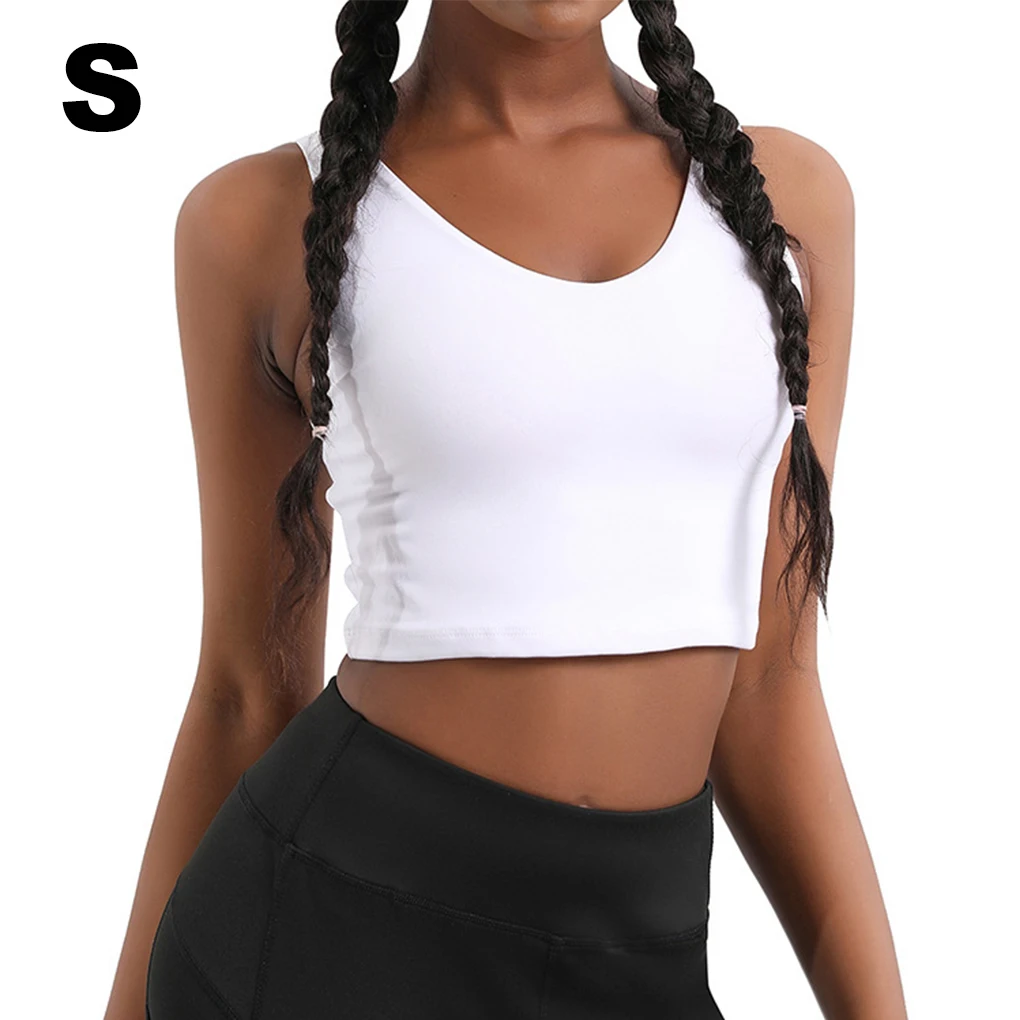 Women Sports Bra Shockproof Removable Gym Brassiere Beauty Back Underwear