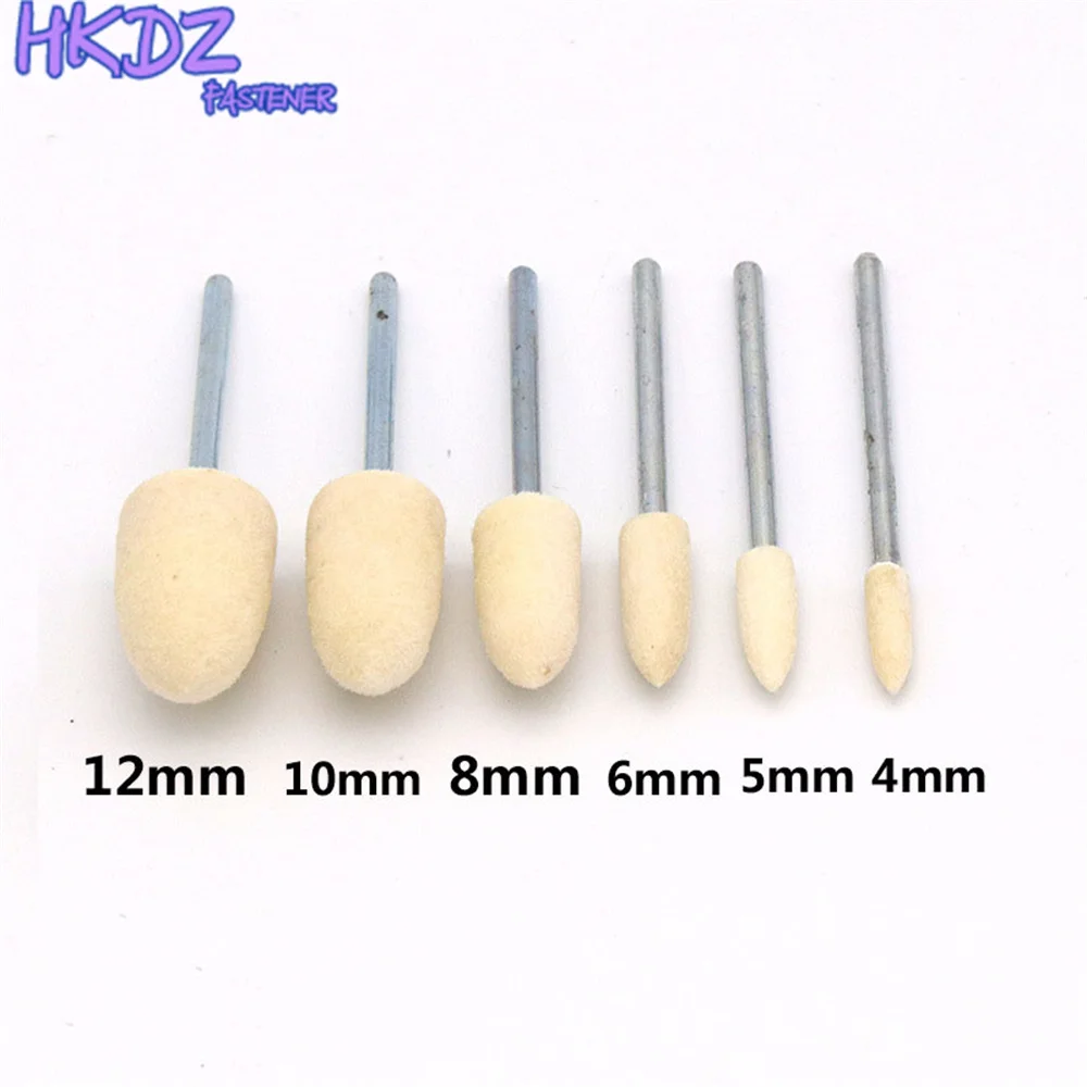 Wool Grinding Head Shank 2.35/3Mm Pad Wool Felt Polishing Buffing Wheel Electric Grinder Pointed Jade Mirror Polishing Wool Grinding Head Shank 2.35/3Mm Pad Wool Felt Polishing Buffing Wheel Electric Grinder Pointed Jade Mirror Polishing