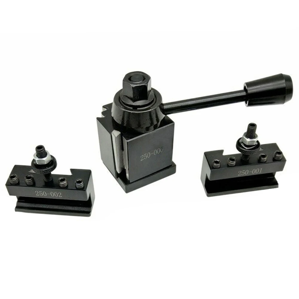 

OXA Wedge Type Tool Holder 250-000 250-001 250-002 Black Pc OXA Tool Post Set Sturdy Material Turning Facing Holder