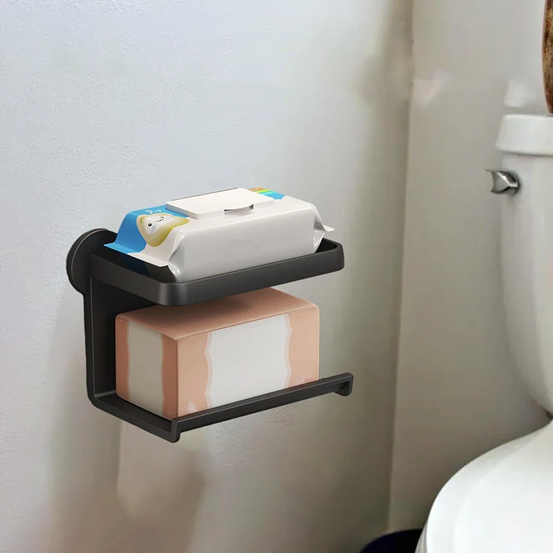 Toilet Paper Holder Wall-Mounted toilet paper holder Tissue Rack Bathroom Tissue Bathroom Accessories