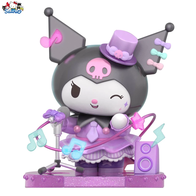 

Sanrio My Melody Kuromi Starlight Stage Static State Model Collectibles Tabletop Decoration Figma Display Garage Kit In Stock