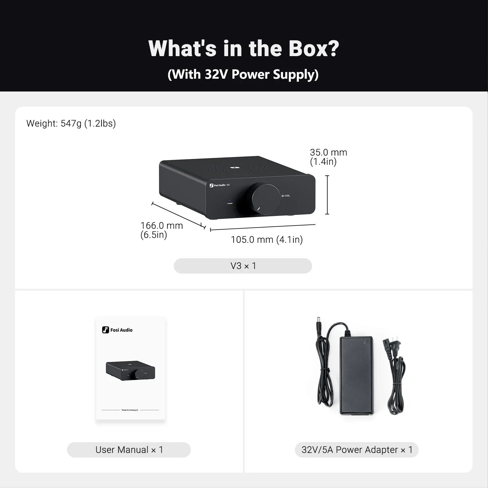 ア*や様 Fosi Audio V3 美品 Fosi Audio-V3ステレオパワーアンプ、ミニスピーカーアンプ、2