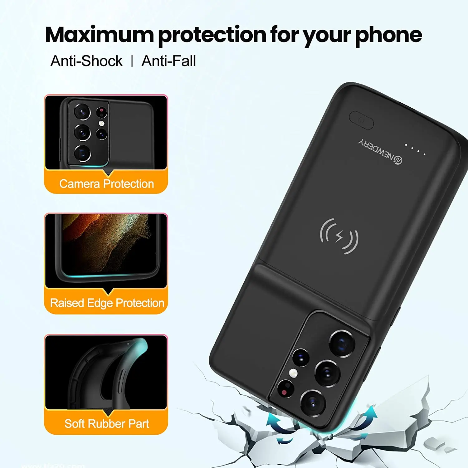 External Battery Phone Samsung Galaxy Note 20 Battery Case Galaxy