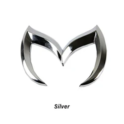 Sleek 3D Car Emblem Sticker - Universal Auto Styling Accessory (Silver)