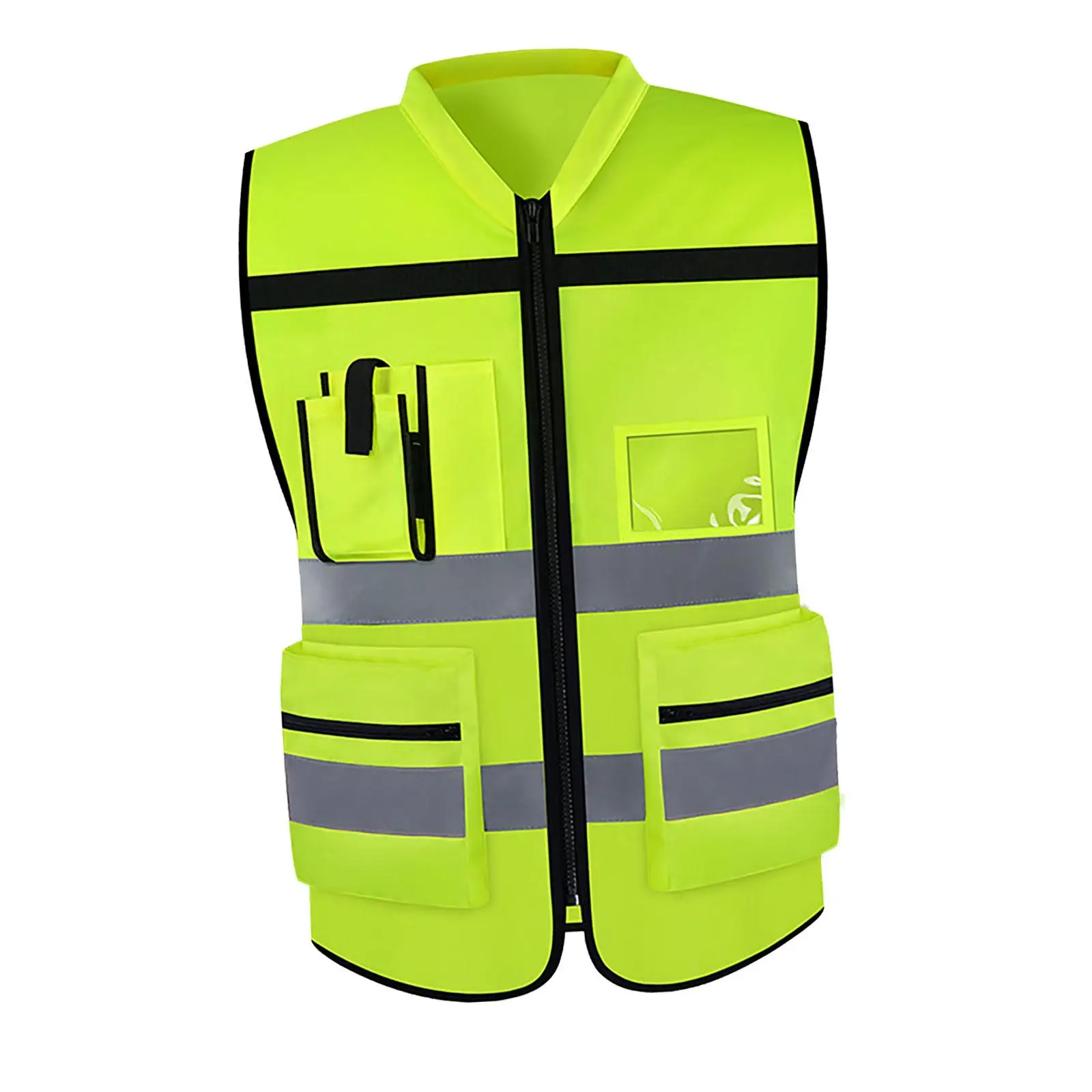 Reflective Vest Workwear, High Visibility with Reflective Strips for Dog Walking