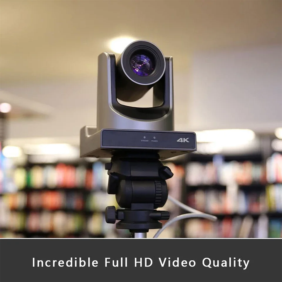 SMTAV-NDI 4K 20X 광학 줌 PTZ 카메라 3G-SDI HDMI USB IP 스트리밍 PTZ 카메라 컨트롤러, ONVIF VISCA 프로토콜 지원