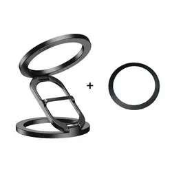 Double - Sided Magnetic Phone Stand and Ring Holder with Kickstand Grip (A)