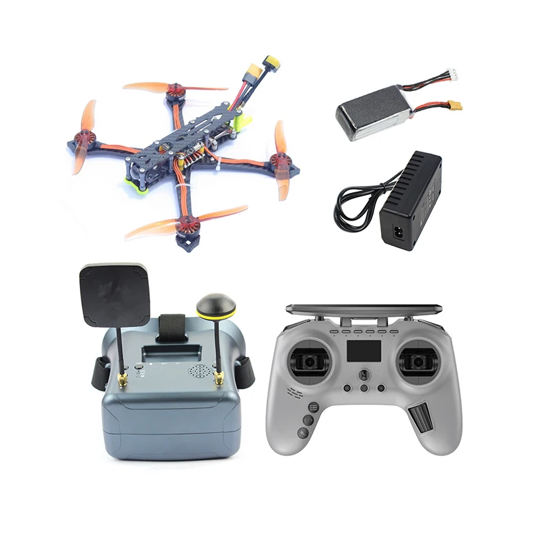 

DIY XY-5 5inch Quadcopter 1200TVL 2.1mm FPV Camera W/ HK8B45 BLHeli-S 45A 4IN1 ESC JUMPER T-PRO ELRS Radio RTF FPV RC Drone