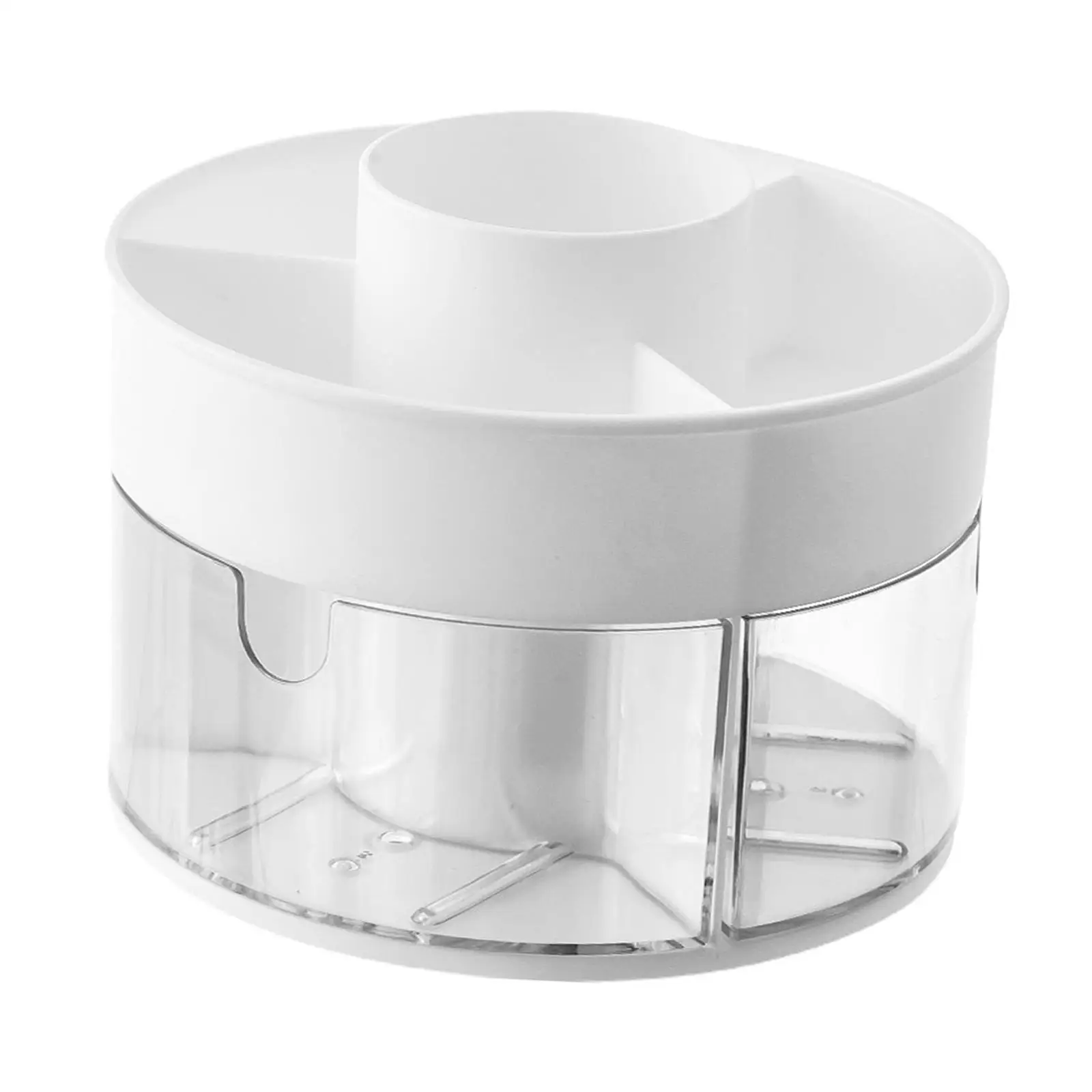 360 Rotating Cosmetic Display Case Desktop Organizer Cosmetics Organization for Counter Bedroom Bathroom Dressing Table Dorms