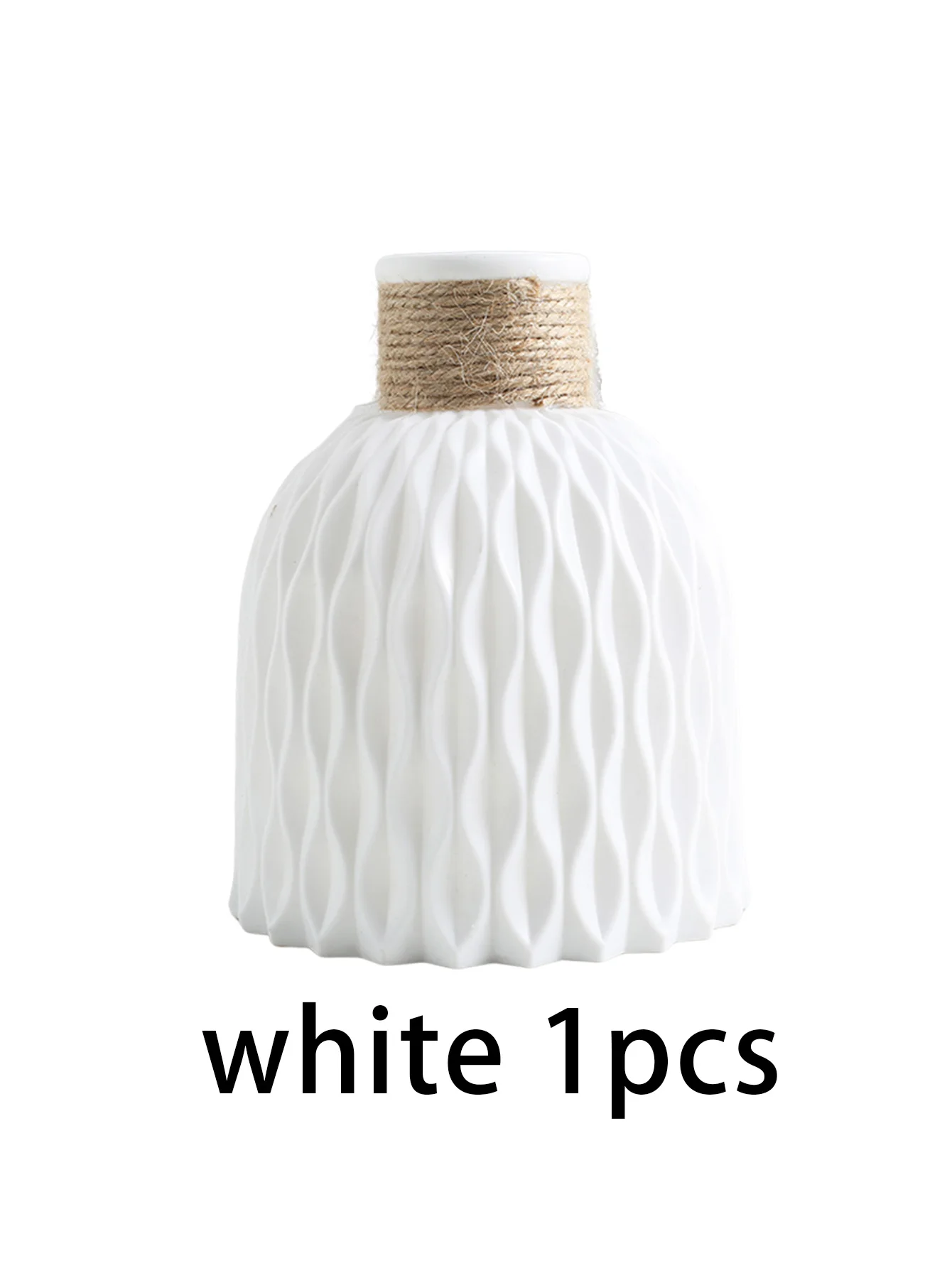 مزهرية زخرفية بلاستيكية لسطح الطاولة 1/2، مزهرية ا...