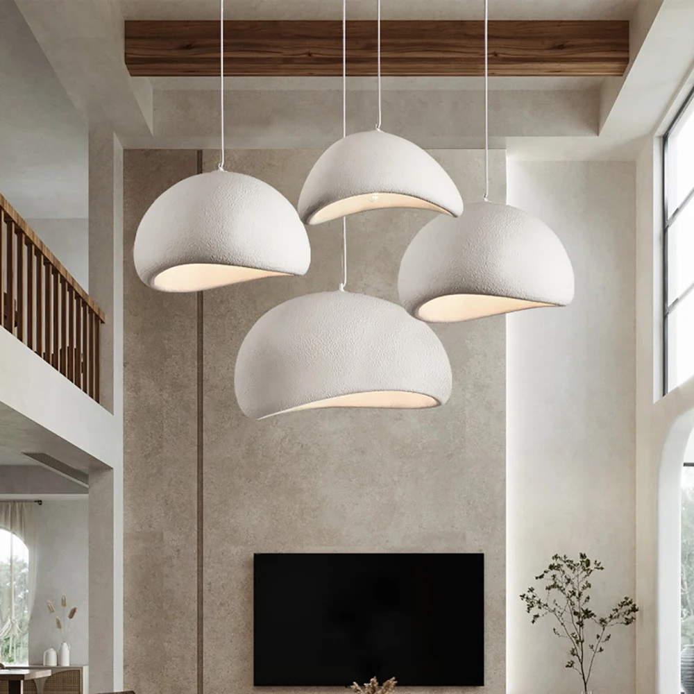Nordic Minimalist Led Pendant Lights Wabi Sabi Style hanging lamps E27 Dining Room Bar Loft Bedroom Home Decor