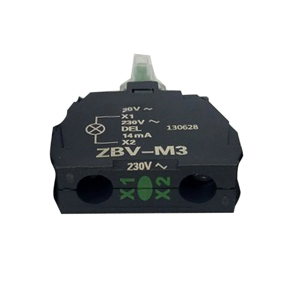 Módulo Indicador para Schneider Verde Ac230v 220v Xb4 Xb5 Zbvm4 Zbvm5 Zbvm6 Novo