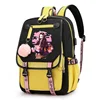 Anime Demon Slayer Backpack Kawaii School Bags Girls Boy Manga Cartoon Large Capacity Bookbag for Teenager USB Charging Backpack 3