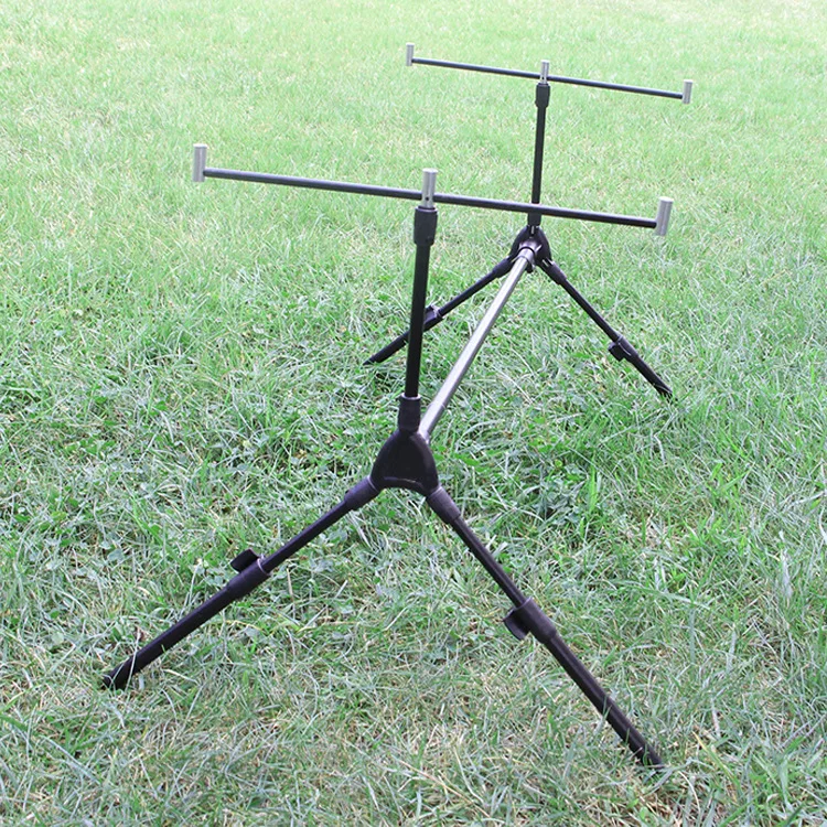 In Stock Adjustable 3 Rod Pod Aluminium Carp Fishing Rod Pod 12Ft