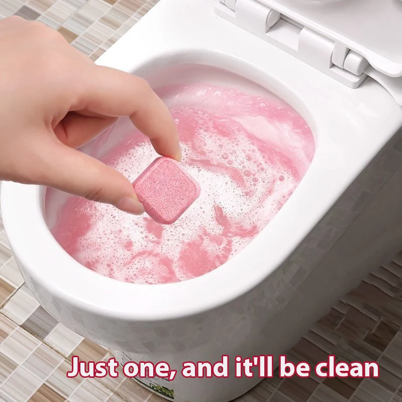Automatic Toilet Bowl Cleaner Effervescent Tablet For Toilet Fast Remover Urine Stain Deodorant Yellow Dirt Cleaning Tool