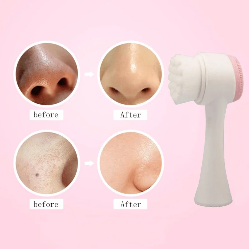 3D Manual Facial Cleansing 2-in-1 Skin Care Tool