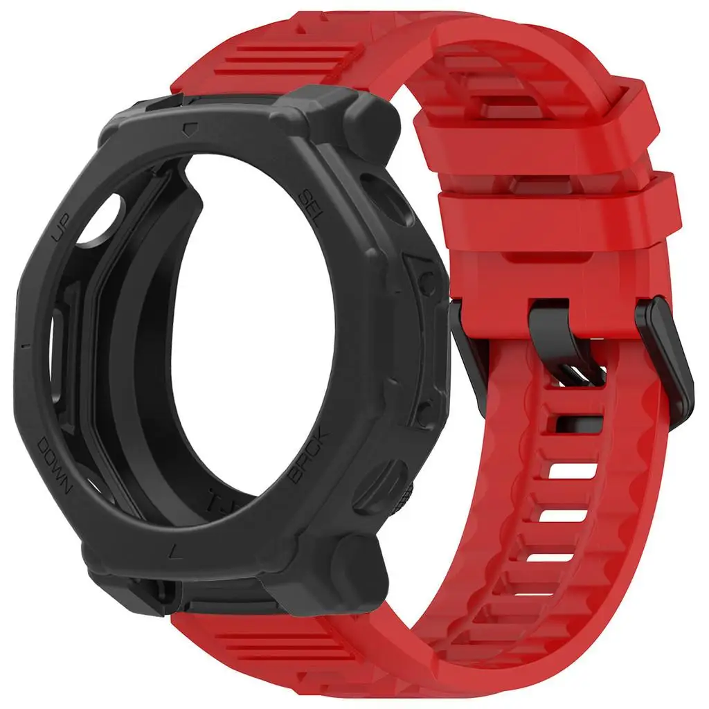 Versatile 2-in-1 Silicone Strap and Protective Bumper Shell
