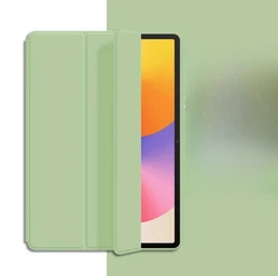 Premium Tri - folding Magnetic Stand Smart Case with Auto Wake Sleep Feature for MatePad Pro13.2 2025 (Light green)