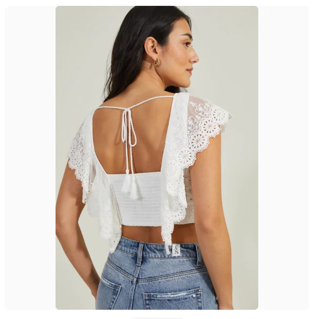 Außenhandel Originalbestellung, spanisches neues Produkt, bestickter Druck, cooles lässiges Damenhemd für Frühling und Sommer – Detail 6