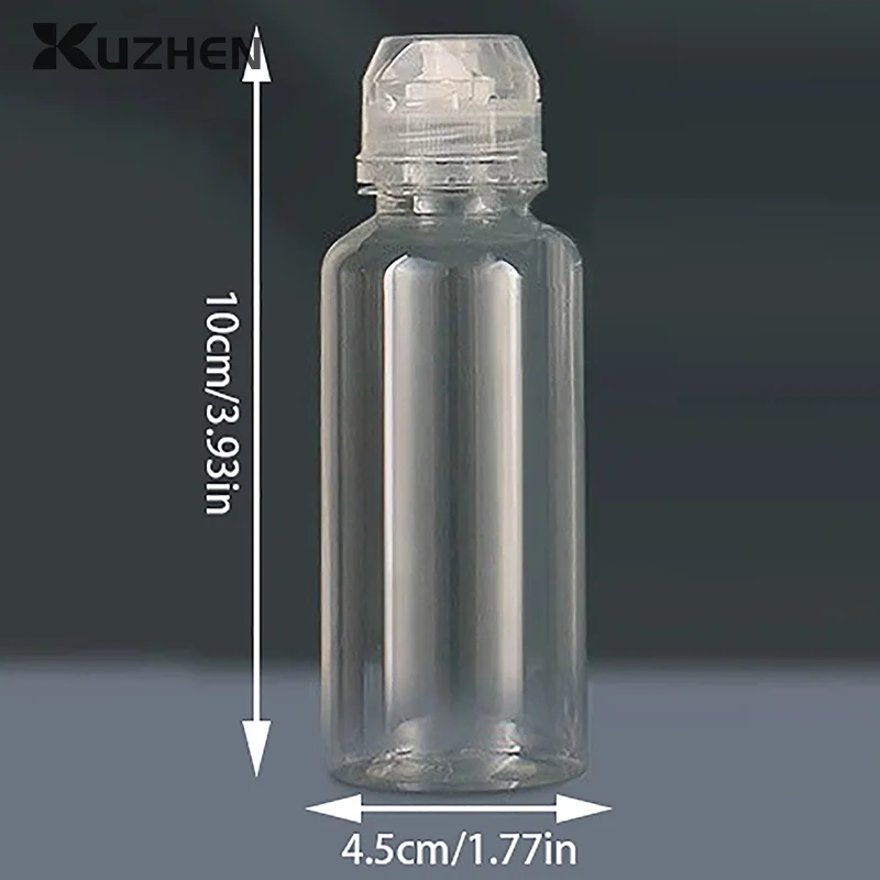 95ml Transparent Non-Drip Honey Dispenser Honey Squeeze Bottle Vinegar Oil Syrup Bottle Pot Dispenser Kitchen Tool
