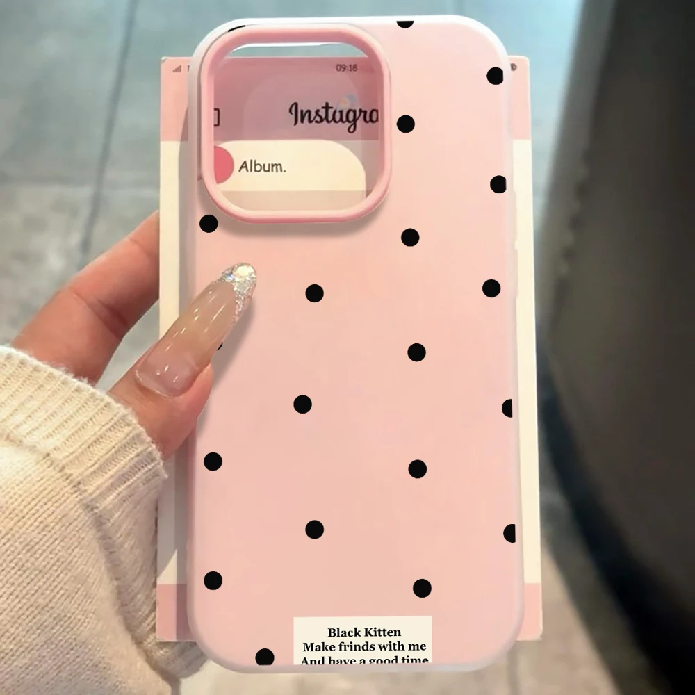 Minimalist Polka Dots Phone Case - Stylish Protective Cover