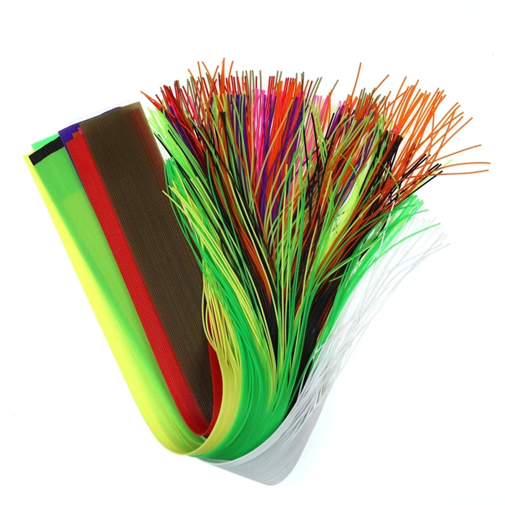 Wifreo 40 Strands/Pack Micro Soft Rubber Legs String Streamer Stonefly Stimulator Fly for Fly Tying Material Fishing Flies Lures