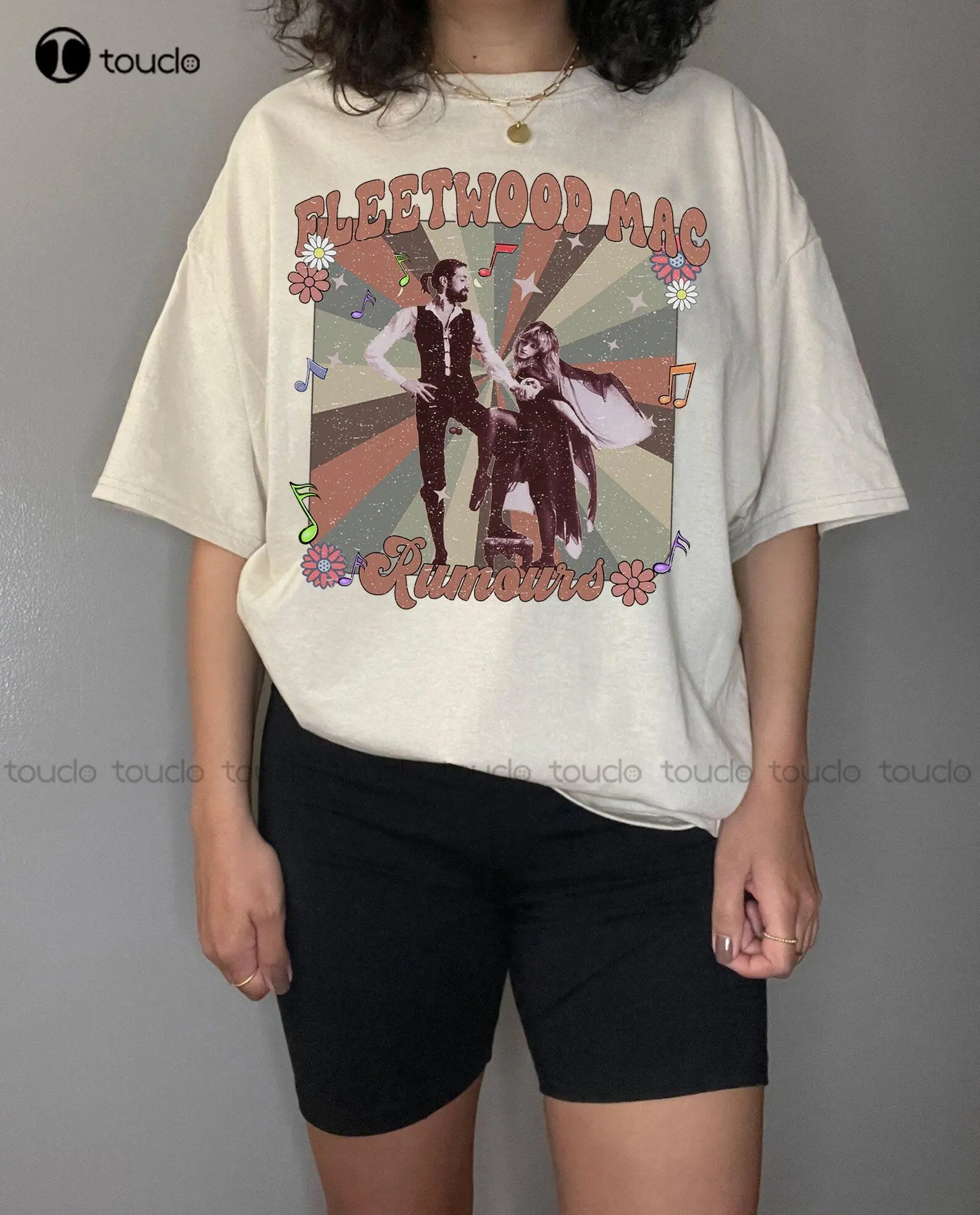 T-Shirt Fleetwood Mac, T-Shirt Band, T-Shirt Fleetwood Mac, Camicia Vintage, T-Shirt Imitazione Nicks T-Shirt T-Shirt Stampata Regalo Personalizzato