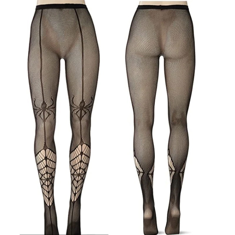 

Women Gothic Fishnet Pantyhose Halloween Web Cosplay Mesh Tights