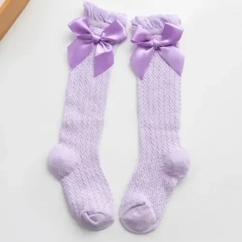 Purple Bow Knee Mesh