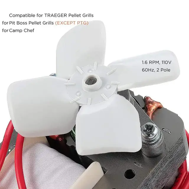 Grill Auger Motor Erős Kompatibilis Csere 1,6 Fordulat / Perc 110 V -Os Illeszkedik A Traeger Pellet Kályhák Dohányosrácsok Motorja - Image 4