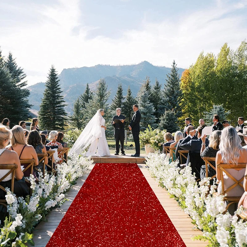 Film Night Red Corridor Runner Wedding Carpet For Party Decoration