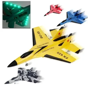 fx620 fx803 g1 RC Foam Aircraft SU-35 Plane 2.4G Radio Control Glider Remote Control  Glider Airplane su57 1
