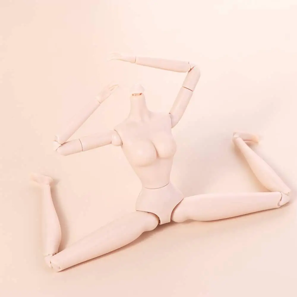 1/6 Doll White Skin Nude Doll Toys Movable 28 Joints Jointed Nude BJD Dolls Solid Doll Multi-functional Super Model Doll
