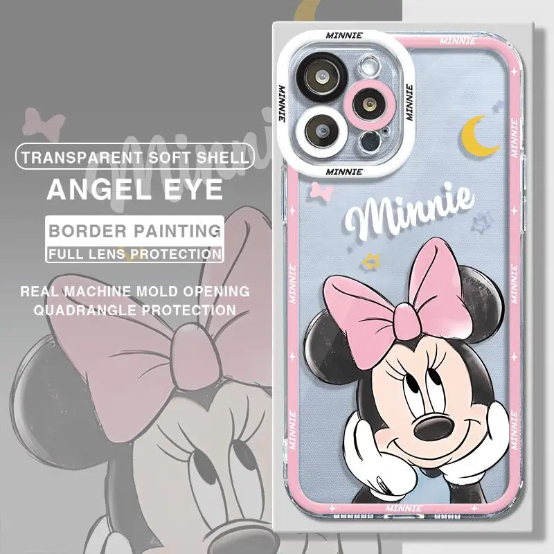 thumbnail image 1 of Funda de teléfono de dibujos animados de Mickey Mouse para Apple iPhone 15 Pro Max 13 14 Plus 12 Mini 11 Pro XR 8 SE 7 6S XS MAX, funda de armadura mate, 1 of 5
