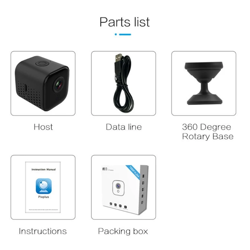 

Mini 1080 High Cloud Storage Security to Phone