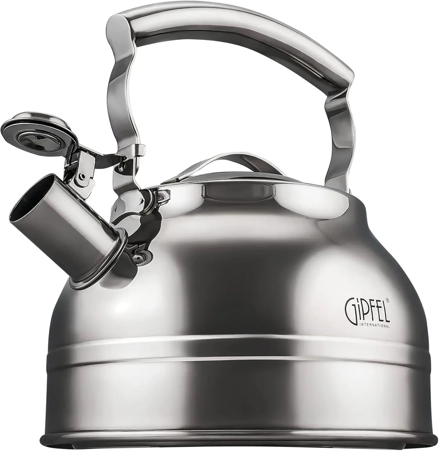 Tea Kettle Stovetop - Food Grade Stainless Steel Teapot for Stove Top with Ergonomic Handle for Gas, Induction 2