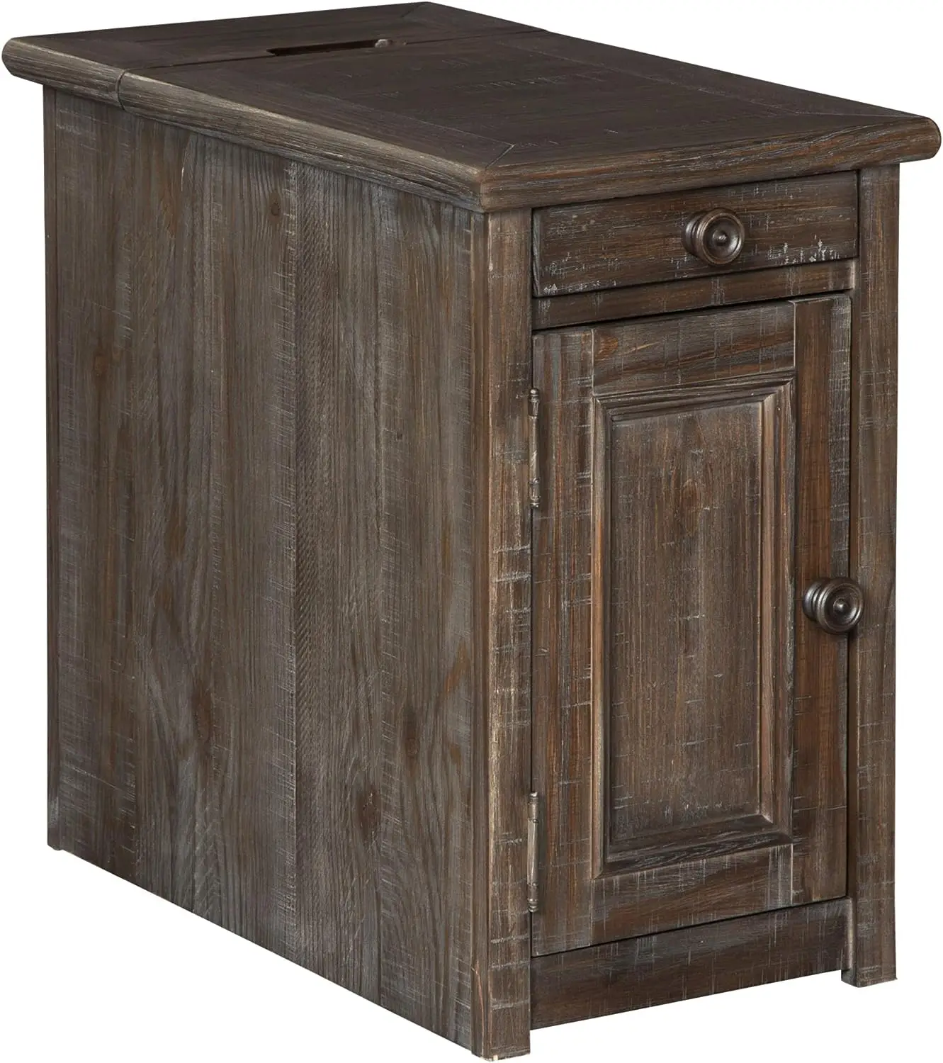 

Chair Side End Table, 0, Brown