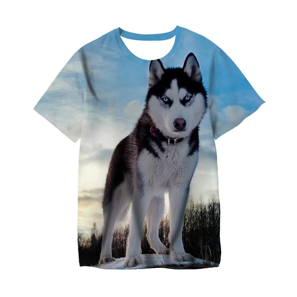 supreme t shirt Summer T shirt For Girls Boys Cool Dog Animal Print Tshirt Kawaii Kids Clothes Dog Funny T-shirt harry potter t shirt