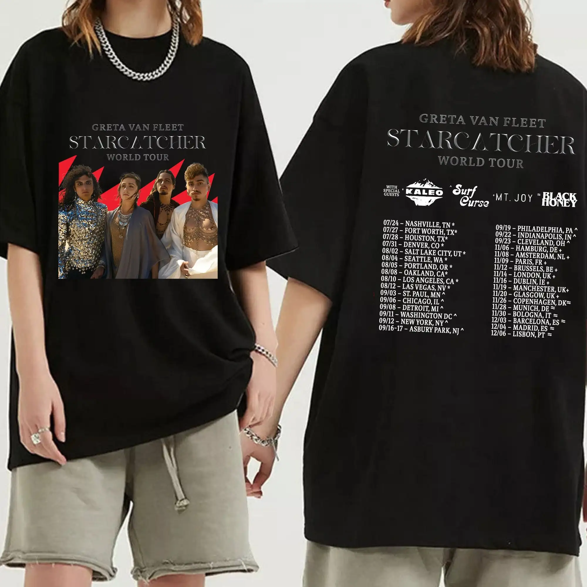 Greta Van Fleet Starcatcher World Tour 2023 Shirt, Greta Van Fleet Band Fan Shirt