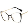 Anti Blue Light Reading Glasses For Women Big Luxury Prescription Metal Frame Red Cat Eye Female Eyeglasses Diopters +1.75 +2.25 2