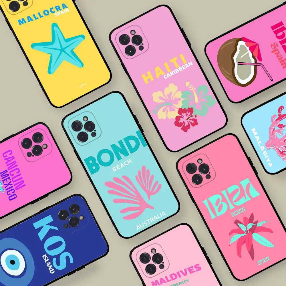 Tropical Oasis TPU Soft Phone Case