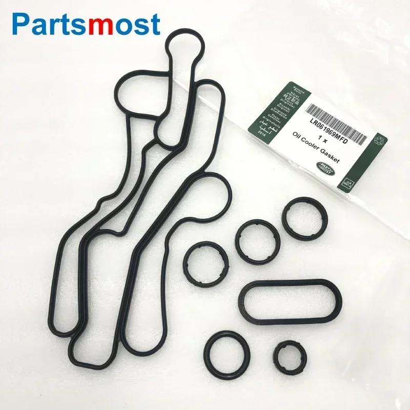 O'RING GASKET SET OF OIL COOLER LR013149 LR040738 LR061969 for LAND ROVER DISCOVERY 4 RANGE ROVER SPORT 3.0 V6 LR013151 161 162 oil cooler gasket