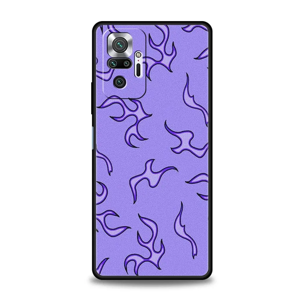 Infinity On Purple - Stylish Black Phone Case Cover