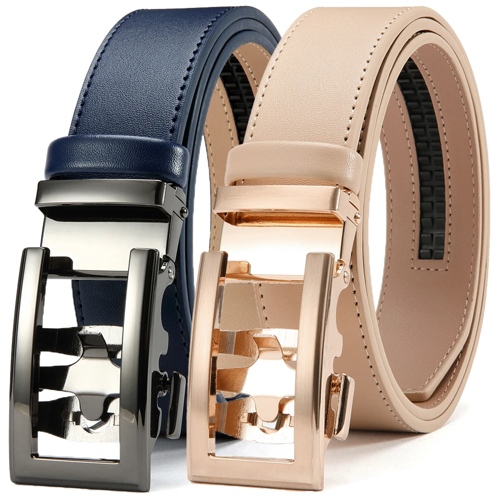 DOOPAI Neue Herren Gürtel Hohl Automatische Herren Gürtel Aus Echtem Leder Luxus Gürtel Für Männer Gürtel Männlich Strap Männlich Metall Automatische Schnalle – Detail 17