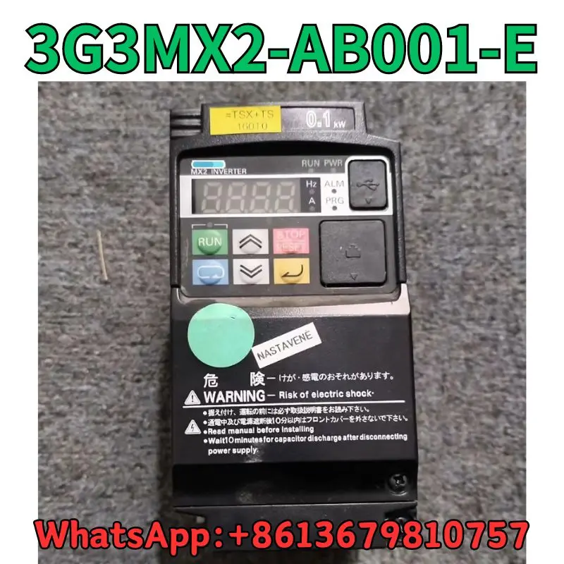 

Used 3G3MX2-AB001-E frequency converter test OK Fast Shipping