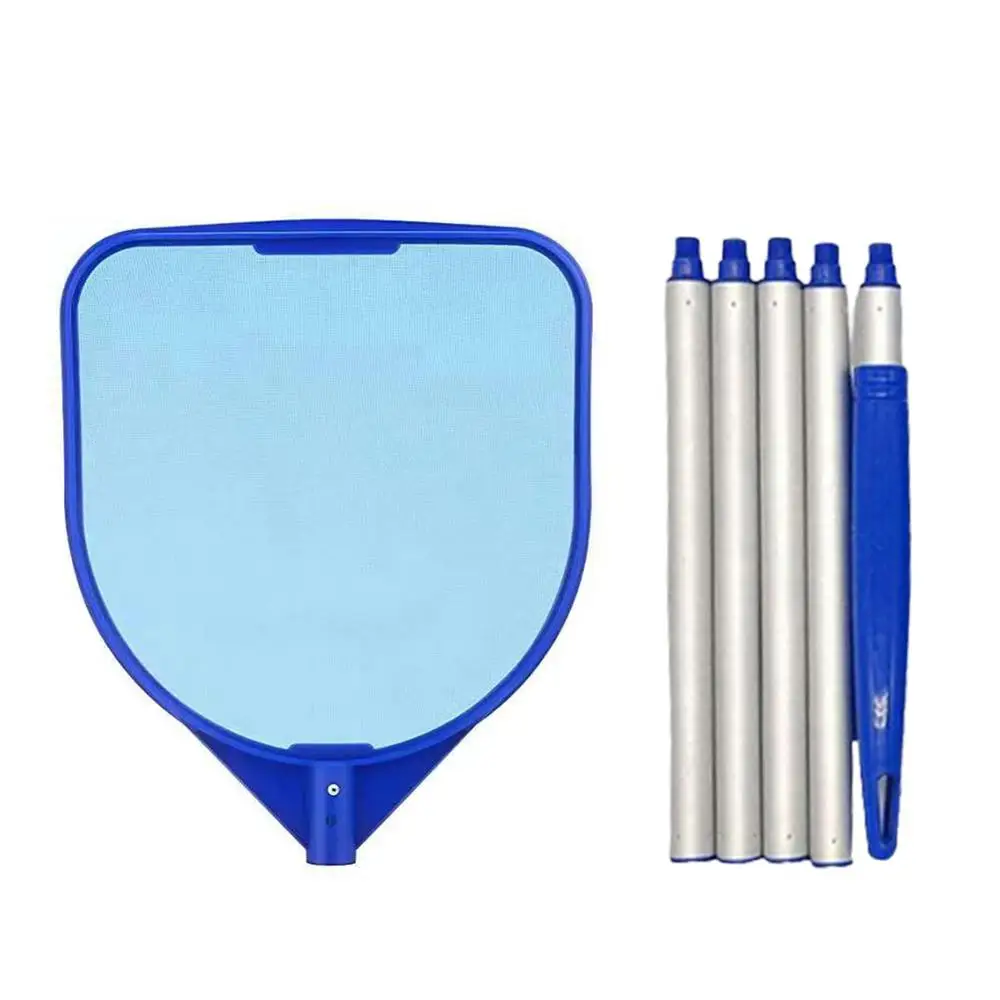 Description Picture 4 of itemSwimming Pool Sweeping Net Telescopic Rod Pool Skimmer Cleaning Springs Filter Mesh Surface Swimming Pool Pond Clean Tools