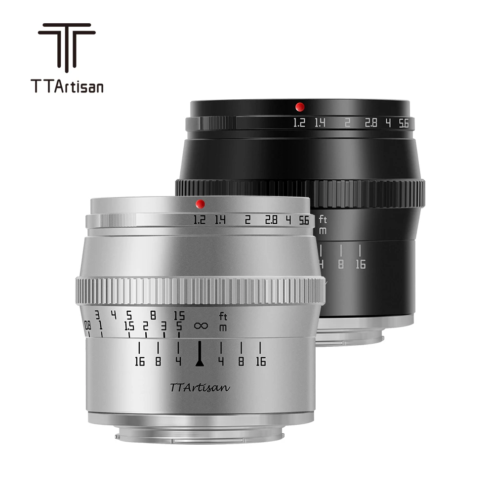 Ttartisan 50mm F1.2 Apsc Manual Focus Camera Lens For Sony E Fuji X
