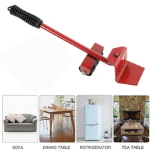 

Promotion! 360° Rotate Furniture Lifter 5Pcs/Set Cabinet Mover Transport Device Tool Wheel Slides Trolley Caster Kit Household