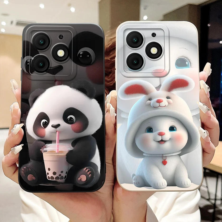 Cute Fashion Cartoon Soft TPU Phone Case - Stylish Protective Back Cover Bumper